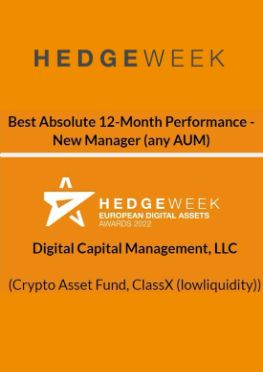 HedgeWeek Best Absolute 12-Month Performance, New Manager 2021 award